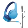 Kõrvaklapid Belkin SoundForm Mini juhtmega 3,5 mm USB-C sinine