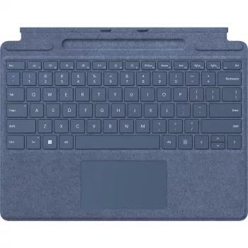 Microsoft Surface Pro klaviatuur DE/AT QWERTZ saksa sinine puuteplaadiga