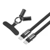 2in1 USB-C kaabel 1m must
