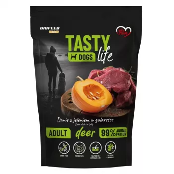BIOFEED Tasty Dogs Life Deer - märg koeratoit - 500g