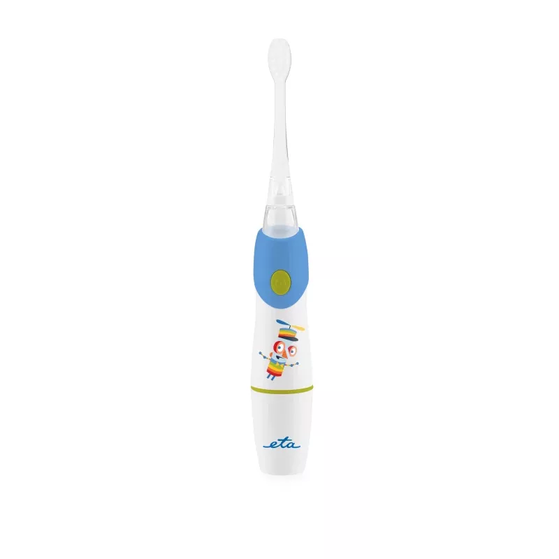 Laste sonic hambahari ETA Sonetic, akutoitel, sinine, 175 mm, 1 käepide + 1 harjapea