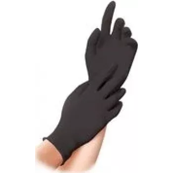 nitriilkindad puudrivabad L mustad (27018)