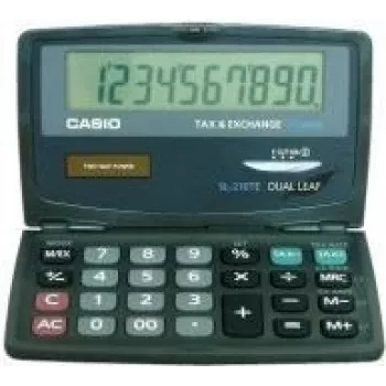 Kalkulaator CASIO SL-210TE-WA-EC 10-kohaline päikese- ja patareitoitel laudkalkulaator