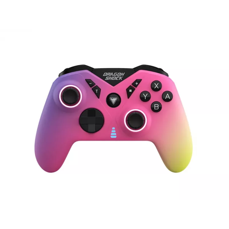 DragonShock Nebula Ultimate, mängupult, Nintendo Switch, D-Pad, Home-nupp, Start-nupp, Turbo-nupp, Mitmevärviline, Juhtmevaba, Bluetooth