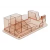 Lauakorraldaja DeLOCK 18341 läbipaistev pruun plastik 145x250x85mm