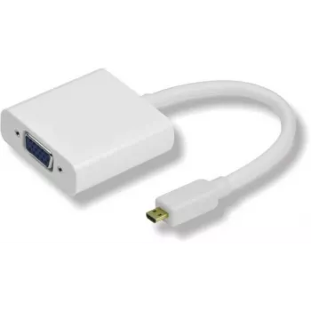 Microconnect HDMIDVGA videokaabli adapter 0,25 m HDMI Type D (Micro) VGA (D-Sub) valge