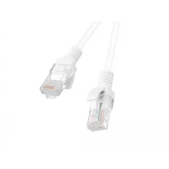 LANBERG võrgukaabel Cat5e UTP 3 m, keerutatud 26 AWG, RJ-45 isane-isane, PVC mantel, valge