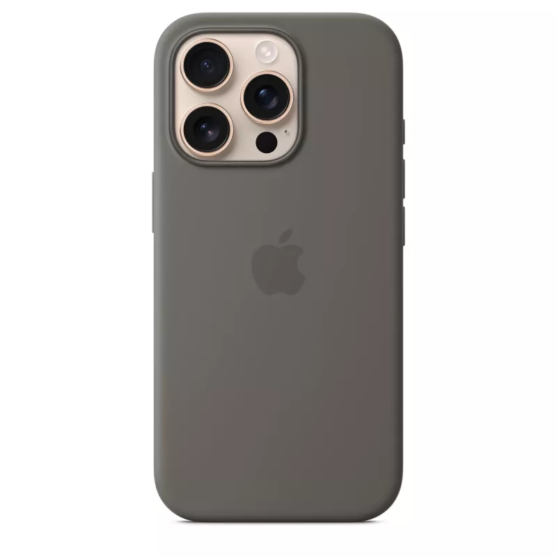 Apple iPhone 16 Pro silikoonümbris MagSafe'iga - Stone Gray