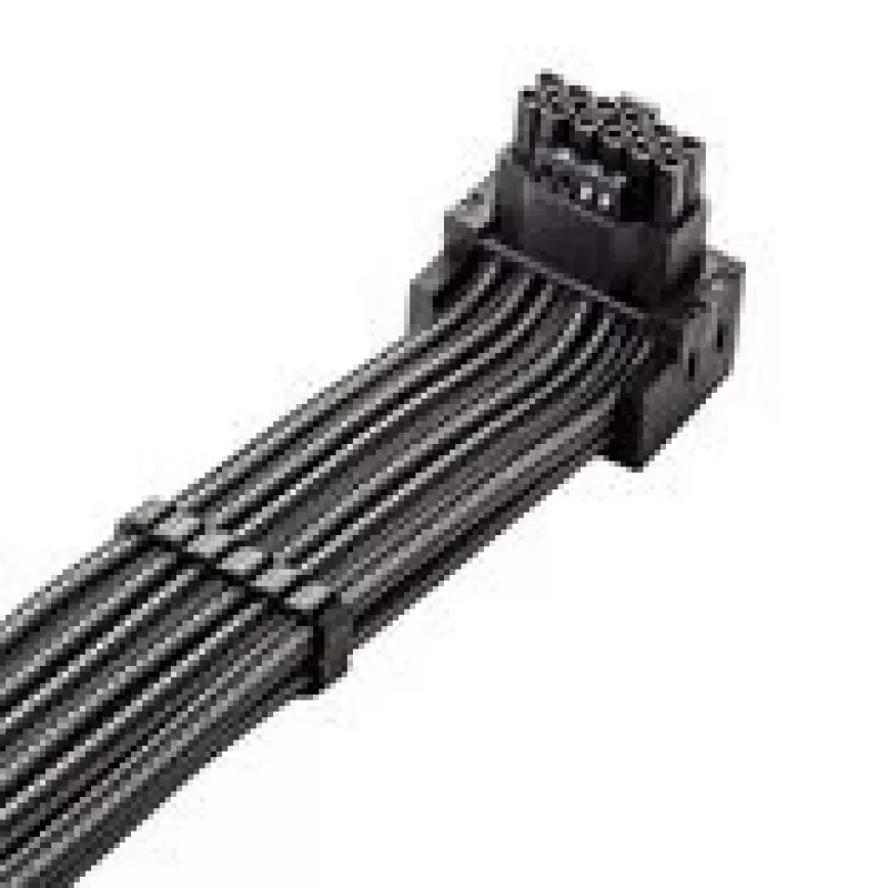 CableMod C-Series Pro Anschlusskabel Variante A 90° 16-Pin to 4×8-Pin PCIe carbon