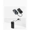 PowerBank USB-C kaabliga 20000 mAh 30W Must