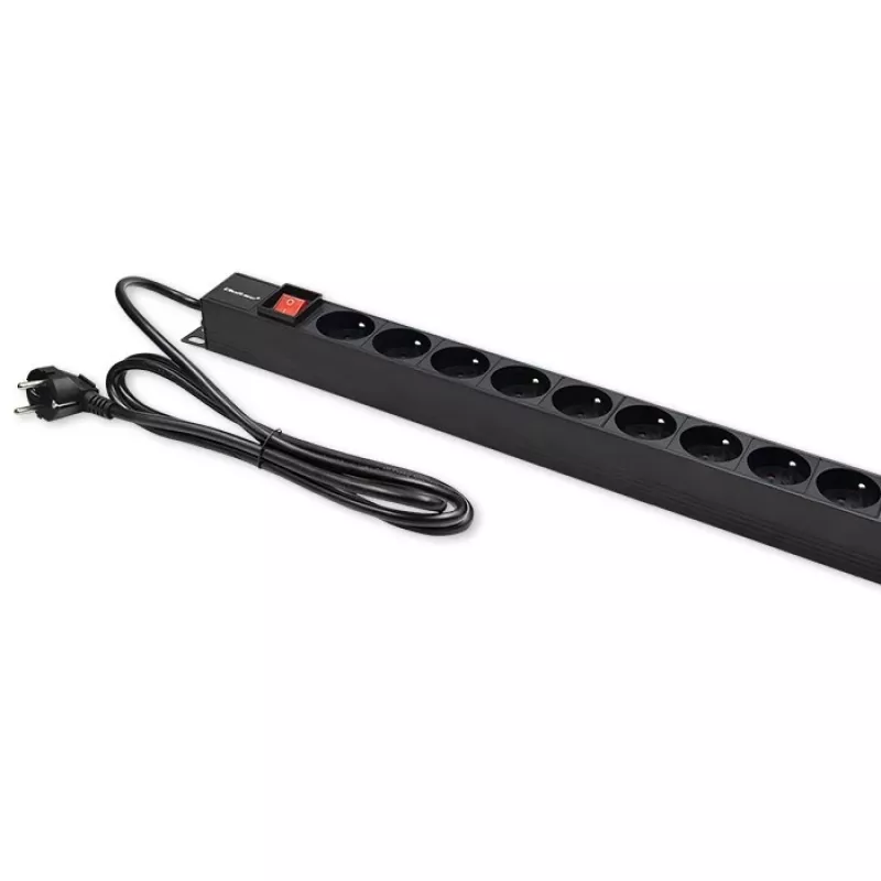 Toitejaotusliist RACK 16A PDU, 16xFRENCH, vertikaalne