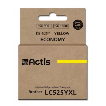 Actis KB-525Y tint (asendus Brother LC525Y-le; Standard; 15 ml; kollane)