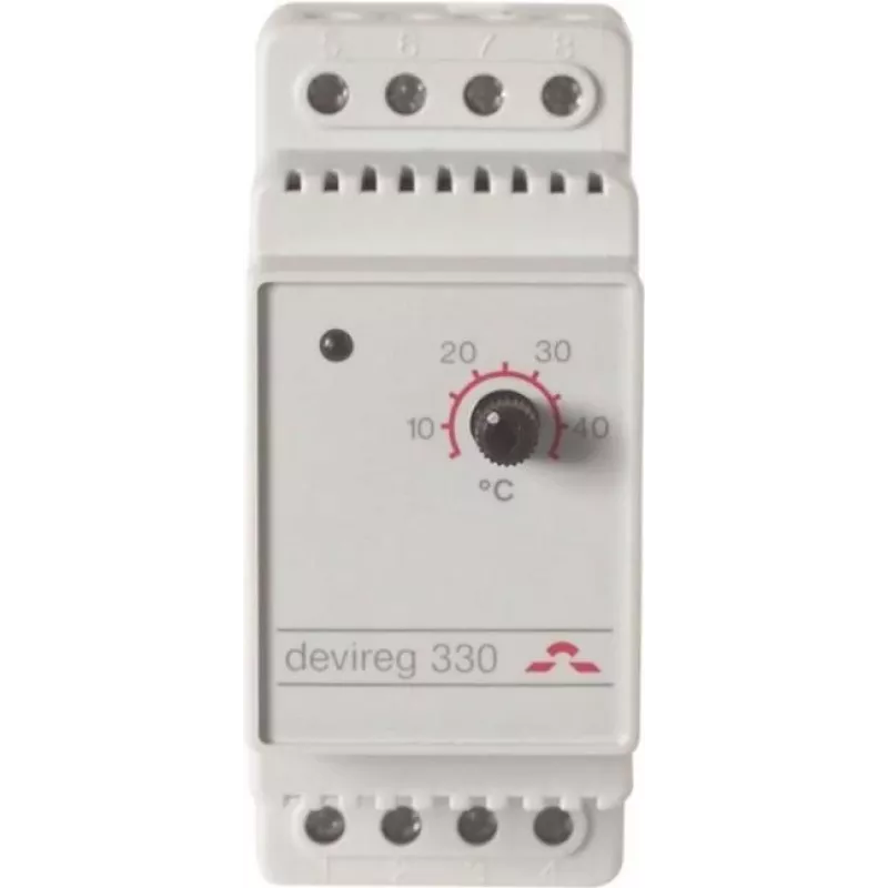 DEVI Elektr.Thermostat 15-45°C 140F1072 devireg 330 16A 230VAC 1-pin 2TE 140F1072 (140F1072)