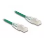 DeLOCK võrgukaabel RJ45 Cat.6A pistik pistikusse 3 m roheline