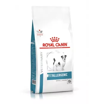 Kuiv koeratoit Royal Canin Anallergenic Small 1.5 kg — hüpoallergeenne täiskasvanute retsept väikest tõugudele