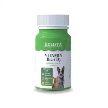 HOLISTA Vitamin B12 + B3 - toidulisandid koertele ja kassidele - 90 tabletti