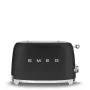Röster Smeg 50's Style TSF01BLMEU 2 viilu Must Roostevaba teras