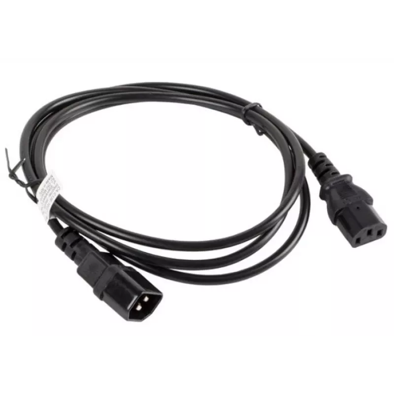 Toitekaabel Lanberg CA-C13E-10CC-0018-BK Must 1,8 m