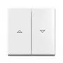 Switch plate and socket cover busch jaeger 1713-0-0202 — dekoratiivne seinaraam lülititele ja pistikupesadele