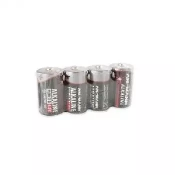 ANSMANN 5015581 Punane leelispatareid, Mono (D), 4 tk pakend