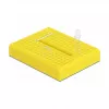 Breadboard DELOCK 18320 — plastist prototüüpimisplaat, kollane, 36×46×10 mm