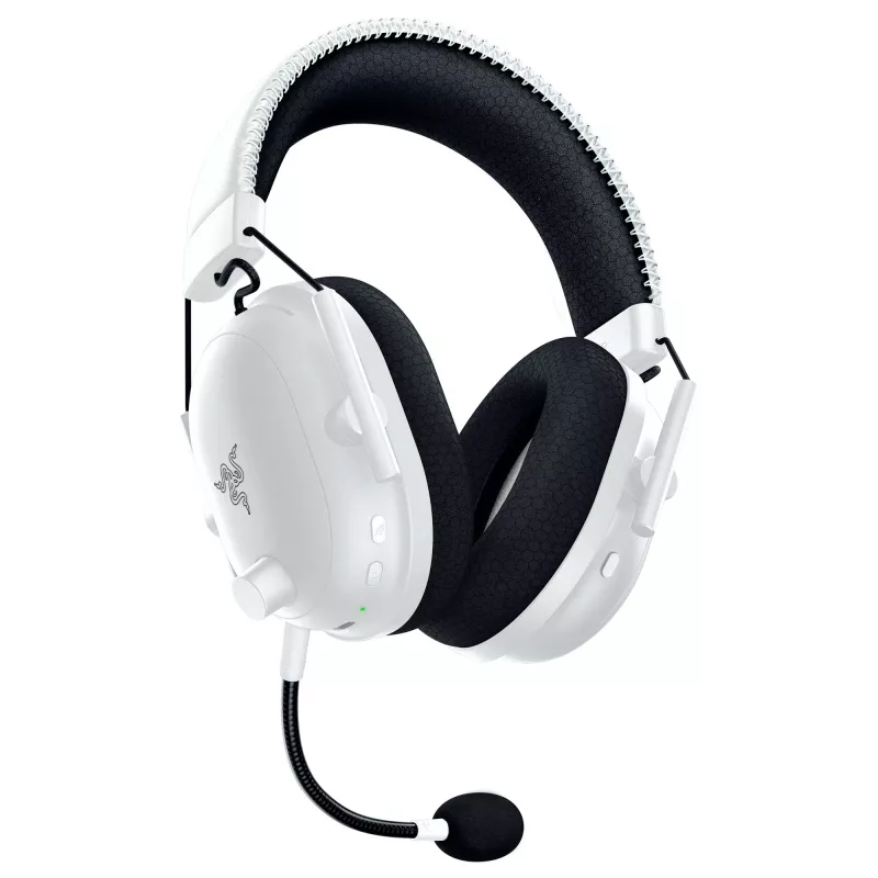 Razer BlackShark V2 Pro PlayStation'ile – juhtmevaba peavõruga mängupeakomplekt, USB Type-C, Bluetooth, valge