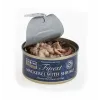 Märg kassitoit FISH4DOGS Makrell krevettidega 70 g — täiskasvanud, kalamaitseline, purk, gluteenivaba