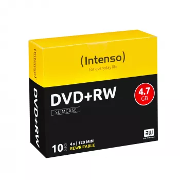 Intenso 10 x DVD+RW - 4,7 GB (120 min) 4x