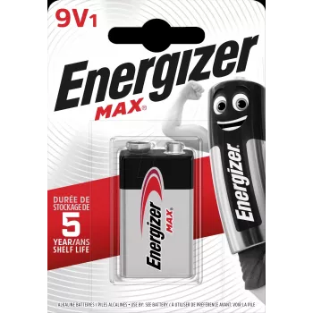 ENERGIZER BATTERY Max 426660 9V 6LR61, 1 tk, Ökopakend