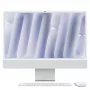 iMac 24 Retina 4.5k Display M4, hõbedane, M4 (10-CPU/10-GPU), 16 GB, 512 GB, standardklaas, Touch ID, saksa, Gigabit Ethernet, Magic hiir, MWUV3D/A