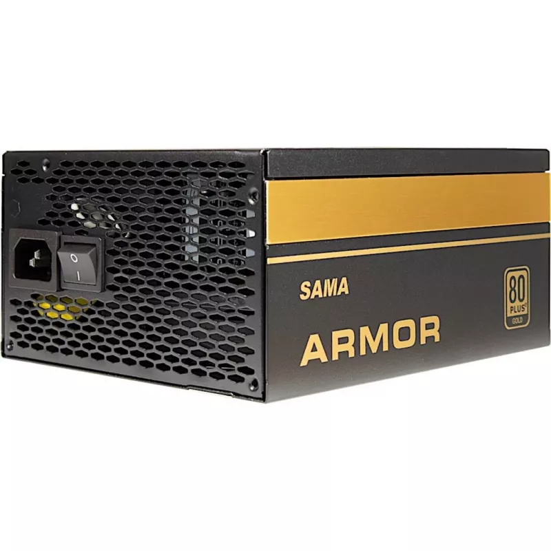 SAMA FTX-850-B ARMOR 850W, PC toiteplokk must, 4x PCIe, kaablihaldus, 850 vatti