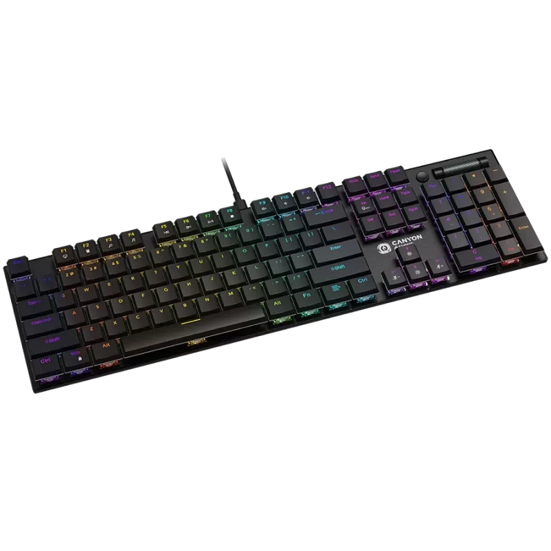 CANYON klaviatuur Cometstrike GK-55 EN/RU Juhtmega