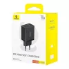 Baseus P10111404113-00 Cube USB-C / USB-A 30W võrguadapter Must