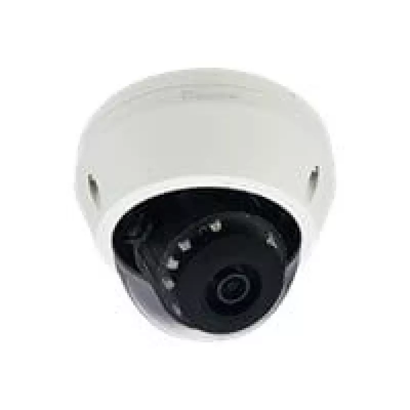 LevelOne HUBBLE Fixed Dome IP võrgukaamera, H.265, 5-megapiksline, 802.3af PoE, IR LED-id, sise-/välistingimustesse, vandaalikindel