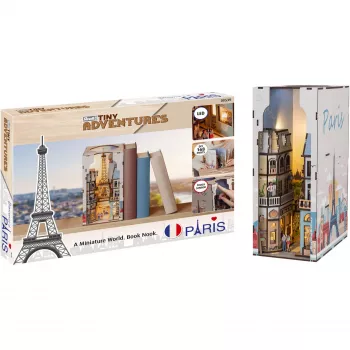 Meisterdamiskomplekt REVELL Tiny Adventures “Paris” — miniatuurne pabermudeli komplekt, loominguline hobi