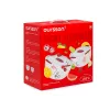Kausikomplekt OURSSON BS4781RC/DC ümmargune keraamiline 3L valge 2 tk