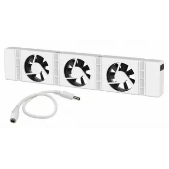 Ventilaator SpeedComfort Laienduskomplekt Valge, 30 m³/h, 0,55 W, 20 dB, 340×70×23 mm