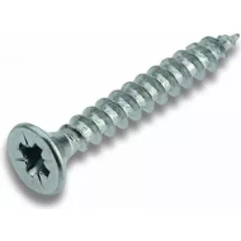 Kruvi Cimco 190030 — galvaniseeritud metall, pikkus 45 mm, keerme läbimõõt 4 mm, puitkiudplaadile, 1 tk
