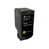 Toonerkassett Lexmark 74C20Y0 1000 lehekülge Kollane