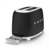 Röster Smeg 50's Style TSF01BLMEU 2 viilu Must Roostevaba teras