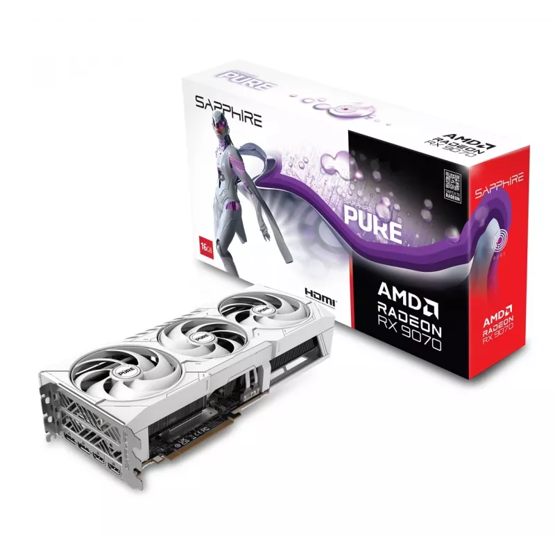 SAPPHIRE Radeon RX 9070 16GB GDDR6 graafikakaart