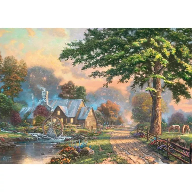 Puust pusle schmidt spiele 59797 Thomas Kinkade Studios 1000 tükki, puidust tükid