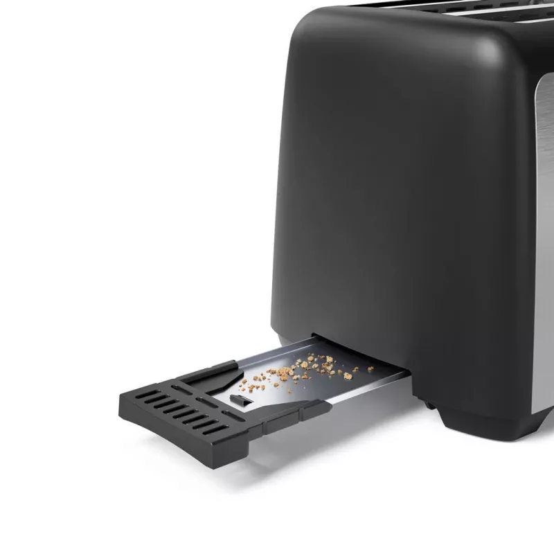 Tristar röster | BR-1058 | Võimsus 800 W | 2 pesa | Plastikust korpus | Hõbedane