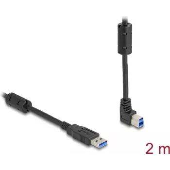 DeLOCK USB-kaabel Type-A isane Type-B isane 90° üles nurga all 2 m