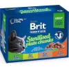 BRIT Premium Cat Sterilised Plate - märg kassitoit - 12x100g