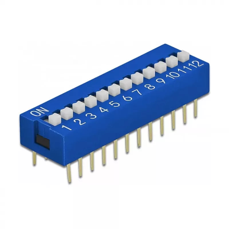 DIP-lüliti PCB-le DELOCK 66388, sinine plastik, 10 tk, 31,9×9,9×5,5 mm