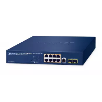 Hallatav kommutaator PLANET GS-4210-8UP2S 8-pordiline Gigabit Ethernet PoE