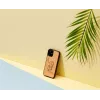 man and wood telefonikott iPhone 12 mini jaoks — trükitud kass punase kalaga