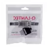 A-LAN MKB-U6-1 võtmemoodul — RJ45 U/UTP Cat6, 22/26 AWG, must/valge ABS korpus