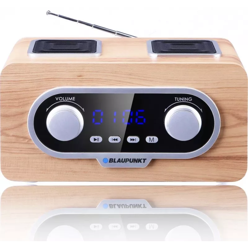 Blaupunkt PP5.2CR raadio kaasaskantav puit